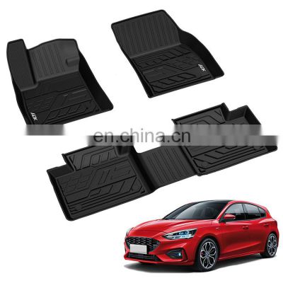 Heavy Duty Odorless Material Rubber Tpe Car Floor Mats For FORD Fox 2019 2020