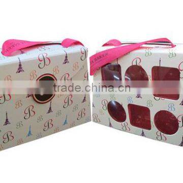 Custom logo design corrugated box/custom box/cupcake box