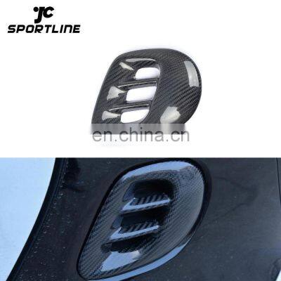 Pure Carbon Fiber Air Duct Vent Trim for Smart Fortwo Accessories 453 Coupe 2-Door 16-17