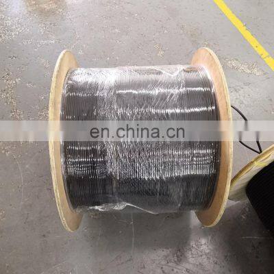 1core OFC FTTH Flat Type G.657A FRP Support Strand Wire 7x0.44mm FTTH Outdoor Drop Cable photo-5