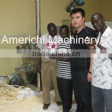 Cheese puff snack food machinery in Uganda