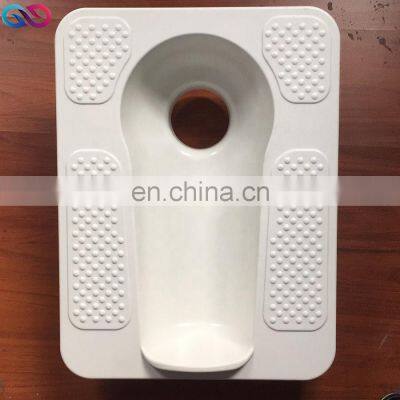 Composite toilet squat pan for latrine pit pit privy squatting pan squat pans