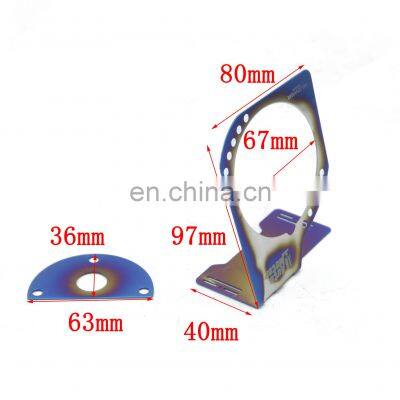 AUSO Universal Auto Parts Baking Blue Auto Meter Gauge Bracket Mount Cup Holder