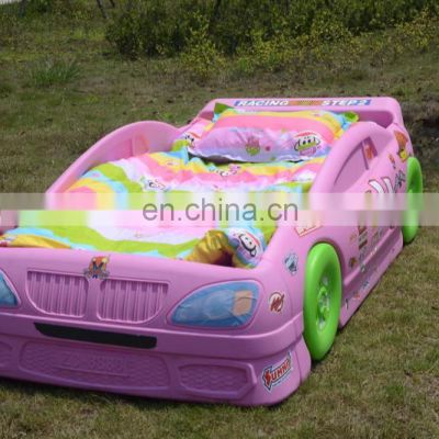 New arrival hot sell Modern School Furniture popular plastic children car bed for kindergarten lovely boy toy baby bed room