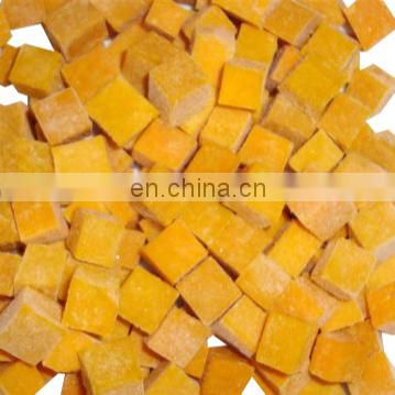 VIETNAM IQF VEGETABLES UNPEELED FROZEN PUMPKIN,  FROZEN DICED PUMPKIN