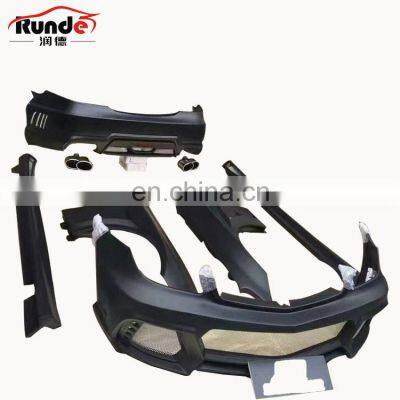 RUNDE C219 w219 WD Style Front Rear Bumper Side Skirts Fender Auto Body Kit For 2007-2009 Mercedes BENZ C219 w219