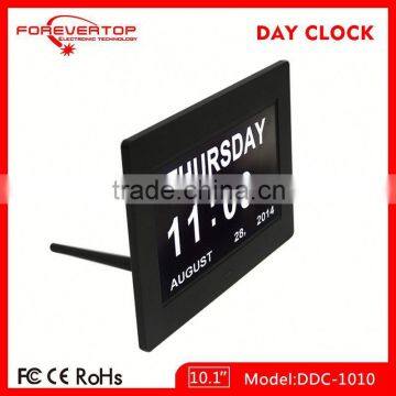 Hot Sell High Definition Digital Big Screen Day and Date Calendar Clock for Elder