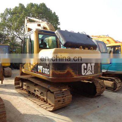 Second hand caterpillar 312c 312d crawler excavator in high quality