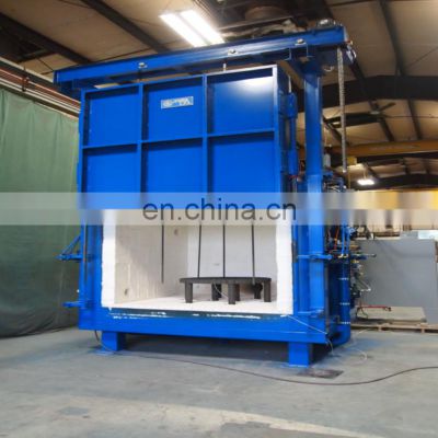 Controlled atmosphere electric resistance chamber muffle furnace 1300C