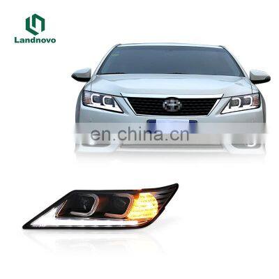 Landnovo Full Led Headlight Lamp for Toyota Camry 12-14 Year LED Headlight Assembly