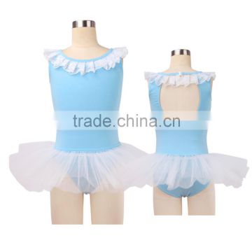 Hot Sale Sleeveless Leotard with Ballet Dance Performance Tutu Skirt For Kids