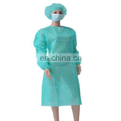 Competitive Price Disposable Non-woven PP Isolation Gown For Hospital Use