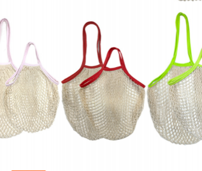 Portable Shopping Mesh Bag Net Bag Daily Environmental Bags Kitchen Storage Mesh Bag photo-3