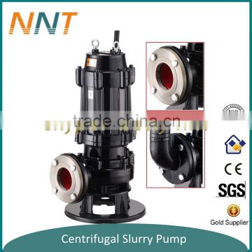 Sand suction submersible dredge pump with cutter