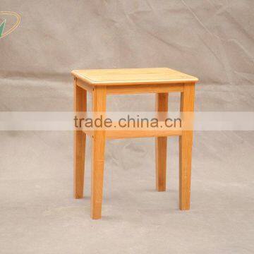 2015Hot-selling Customized bamboo square stool