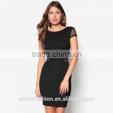 Fashion women dress design with lace 2016 sexy bodycon dress hot selling D231