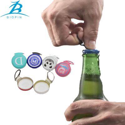 Горячее предложение! Алюминиевые крышки для бутылок с легким открытием 26 мм с металлическими кольцами-рычагами для бутылочного пива, сока и напитков