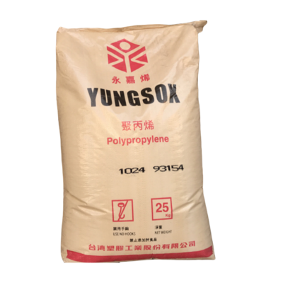 Polipropileno de extrusión y soplado moldeado resistente a altas temperaturas, rígido y mejorado. PP de Taiwán YOUGSOX 1024 plástico original