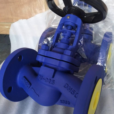 PN40 GS-C25 DN200 DIN Cast Steel Bellows Globe Valve photo-2