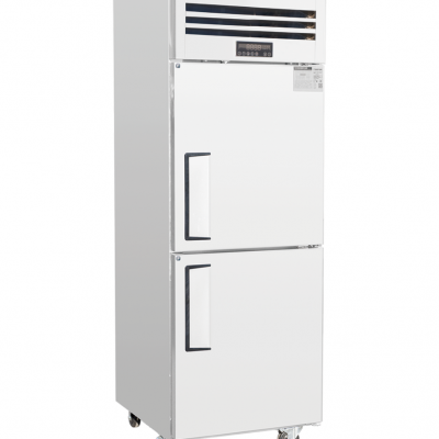 Congelador y refrigerador comercial de acero inoxidable de gran capacidad de grado industrial, enfriamiento por aire, con puerta simple/doble, para panadería