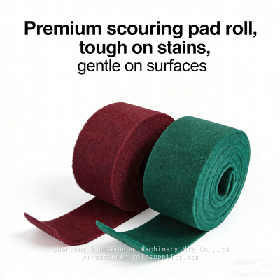 Wholesale Semi-finished Scouring Pad Kitchen Clean Scourer Pad
