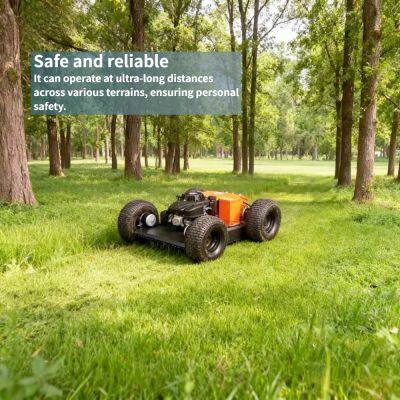 Rc Mower Mower With Battery for Wheel CE EPA Approved Gasoline Engine Golf Green Mower Vigorun Tech Lawn Mower photo-2