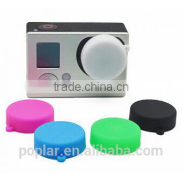 GP131L Silica gel lens cover Gopros for Hero4 2 with colorful choose