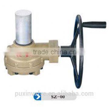 quartz turn handwheel worm gear box operator