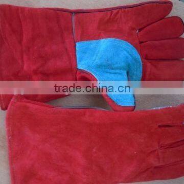 cow split leather welding glove,cowhide split leather welding gloves