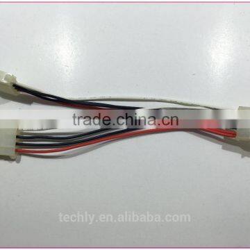 5.08 pitch 4 Pin White Connecotr Male to Female UL 1007 Wire Assembly