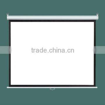 wall mount manual screen DLP LCD LED projection screen