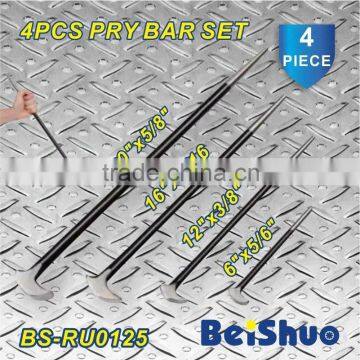 BS-RU0125 4pc drop forged heat treated steel pry bar