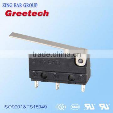 Types of Sealed Subminiature Electric Snap Action Micro Switches With Lever photo-2