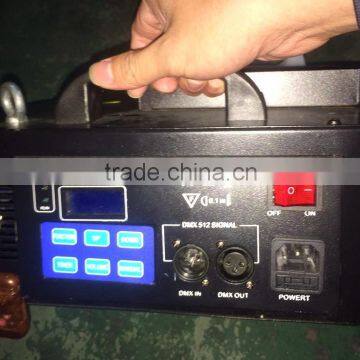 Professional stage effect FX machine led smoke 1500w fogger remote control & DMX512 RGB 3IN1 led effect