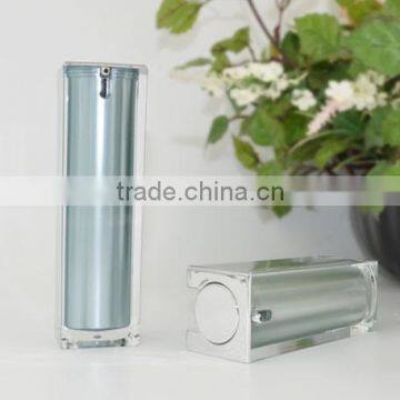 Gradient Plastic Square Acrylic 50ml Cosmetic Airless Bottles