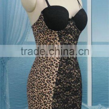 Women Hot Sell Shapewear, Fashion Leopard Pattern Lace Corset photo-2
