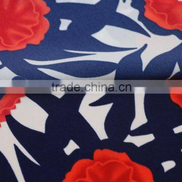 Spring Wholesale Women Dresses Silky 100%Polyester Mechanical Stretch CDC Crepe Flower Print Fabric Supplier's Choice photo-4