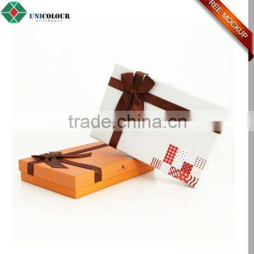 Custom logo printed packaging box for belt
