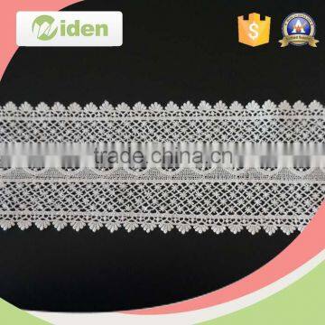 Eyelash lace trim lace fabric with rhinestone chemical lace                        
                                                                                Supplier's Choice