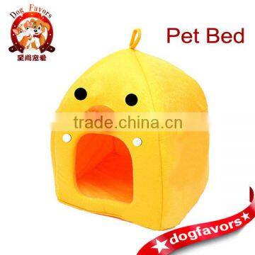 Soft Yellow Duck Pet Dog Cat Bed House Kennel Doggy Warm Cushion Removal Basket photo-3