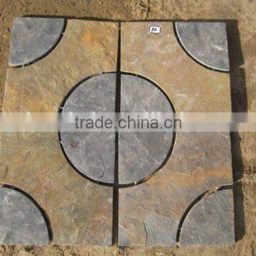 split face slate mosaic