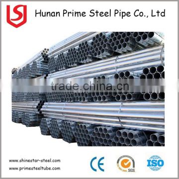 Hot pipe galvanized welded steel pipe , galvanzied seamless steel pipe