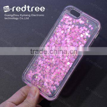 Colorful Waterproof Clear TPU Flow Liquid Phone Case for Iphone 6 6s 7 photo-2