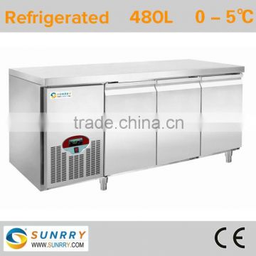 Commercial Kitchen Supermarket Refrigerators 480L Static Cooling (SY-RT480S SUNRRY)