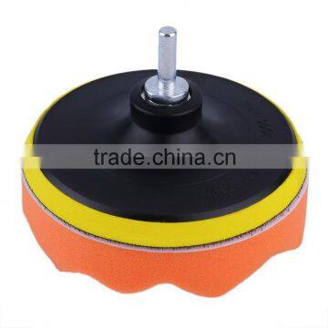 5 Inch Buffing Pad Auto Car Polishing Sponge Wheel Kit With M10 Drill Adapter Buffer# photo-6