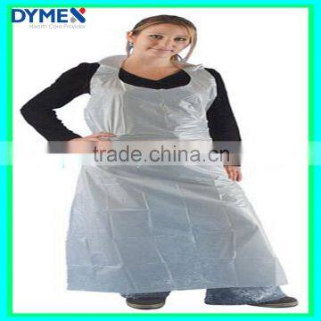 Cheap Disposable HDPE/LDPE/PE Material Wihte Apron