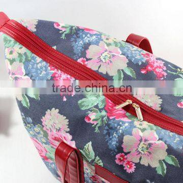 Eco-friendly Canvas Tote Bag With Zipper for Home Textile Packing photo-5