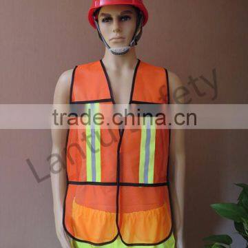 100% polyester Mesh safety Vest Chalecos reflejantes