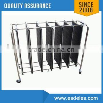 New Hot Product Factory Price ESD PCB Cradle Trolley, Antistatic Trolley