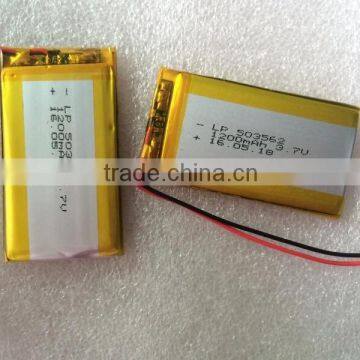 3.7v Polymer Li-ion Battery 503759